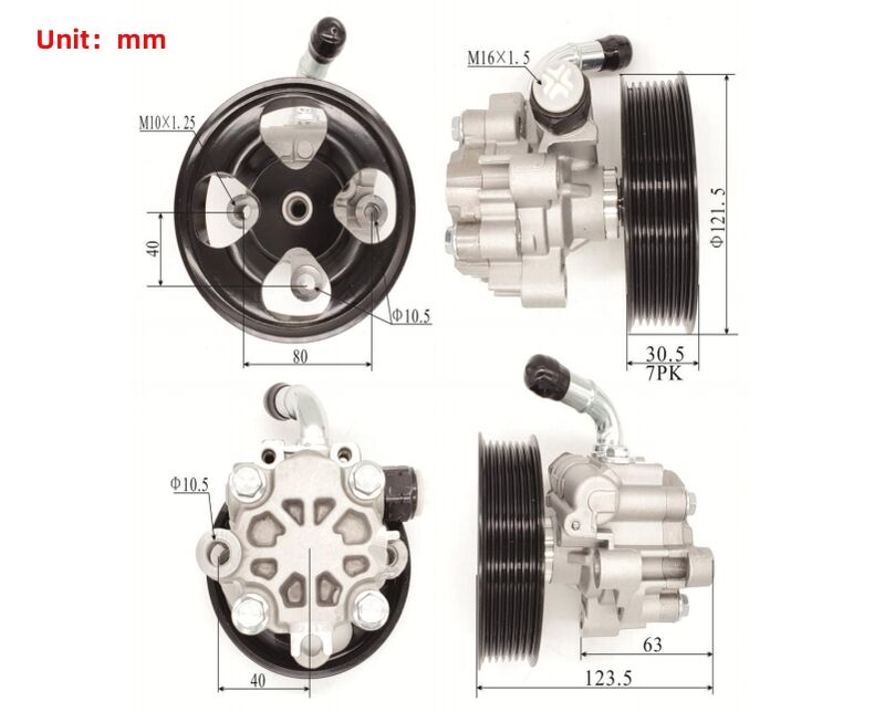 Power Steering Pump With Pulley Fit For Toyota Hilux Revo GUN122 GUN123 GUN136 2.4 2.8L 2015-ON
