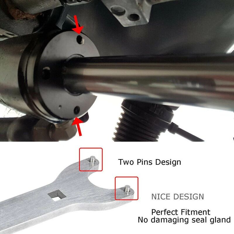 Hydraulic Steering Cylinder Seal HS5157 & Bracket Puller & Bleed Kit For Seastar