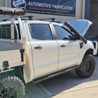 Ford Ranger PX 4″ DUAL Stainless Steel Snorkel Kit (SHORT)