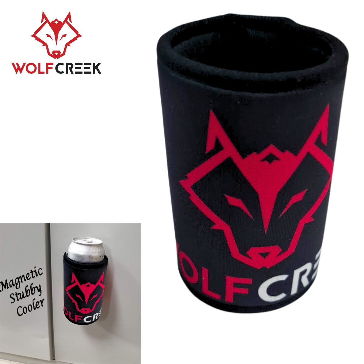 Wolf Creek Magnetic Stubby Cooler