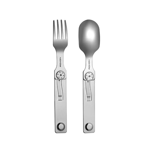 ROXON 2-in-1 Magnetic Camp Cutlery - Fork & Spoon