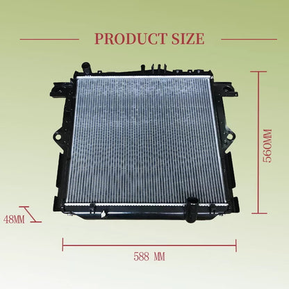 Radiator Fit For Toyota Landcruiser VDJ 70 Series VDJ76R VDJ78R VDJ79R 4.5L V8 2007-ON