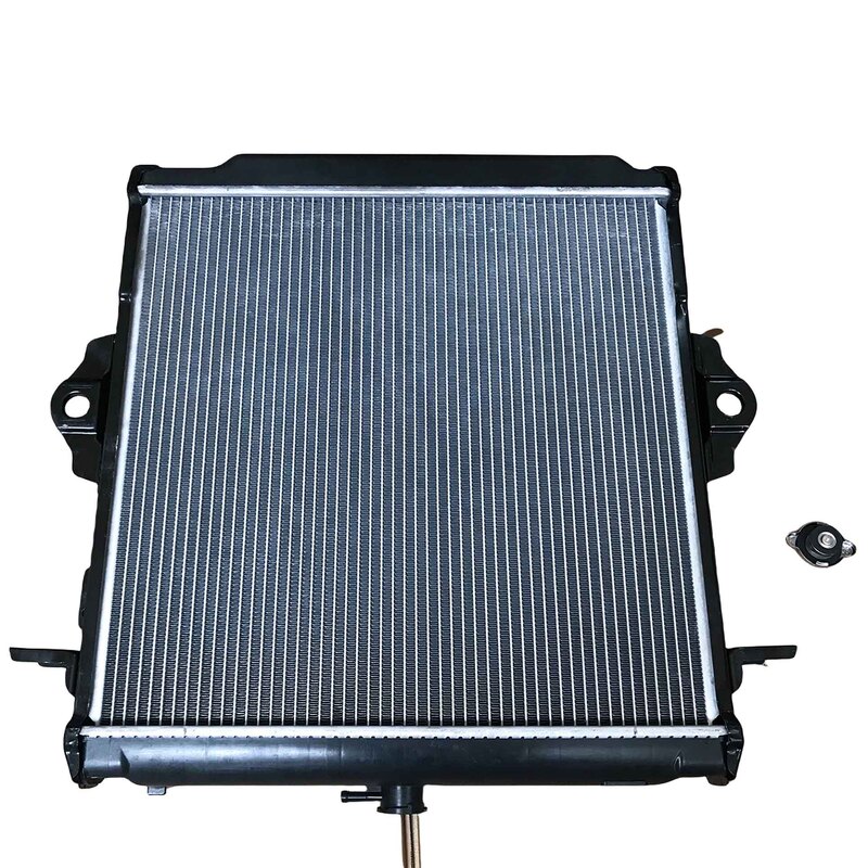 Radiator With Cap Fit For Toyota Landcruiser PZJ HZJ70 73 75 77 78 79 4.2L 3.5L 1HZ 1PZ 1990-2007 1640017300