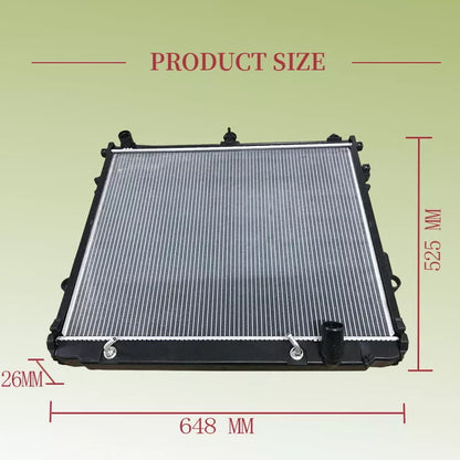 Radiator With Cap Fit For Toyota Landcruiser VDJ200 Series For Lexus LX570