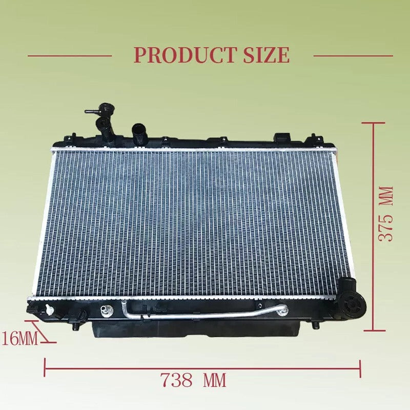 Radiator With Cap Fit For Toyota RAV4 ACA20 21 22 23 2.0L 2.4L 1AZFE 2AZFE 2000-2006 1640028140