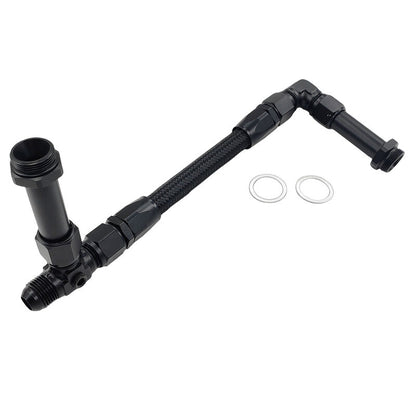 1 x Carburettor Fuel Inlet Rail Kit -8AN 241mm Fit For Holley Dual Fuel Line 4150