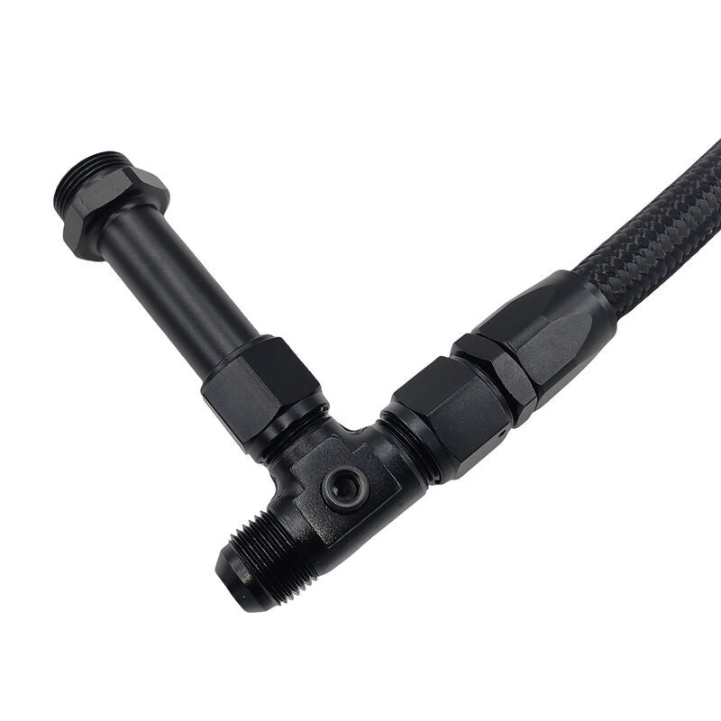 1 x Carburettor Fuel Inlet Rail Kit -8AN 241mm Fit For Holley Dual Fuel Line 4150