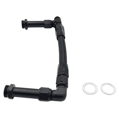 1 x Carburettor Fuel Inlet Rail Kit -8AN 241mm Fit For Holley Dual Fuel Line 4150