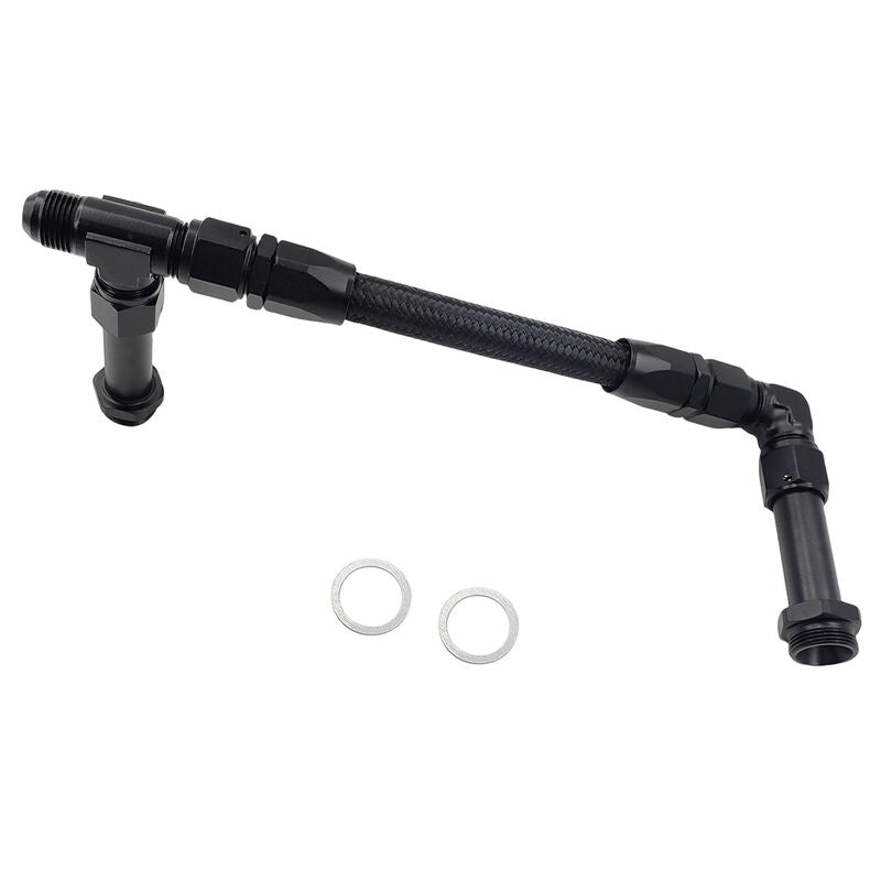 1 x Carburettor Fuel Inlet Rail Kit -8AN 241mm Fit For Holley Dual Fuel Line 4150