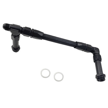 1 x Carburettor Fuel Inlet Rail Kit -8AN 241mm Fit For Holley Dual Fuel Line 4150
