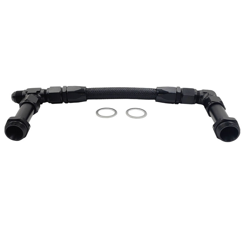 1 x Carburettor Fuel Inlet Rail Kit -8AN 241mm Fit For Holley Dual Fuel Line 4150