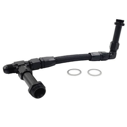 1 x Carburettor Fuel Inlet Rail Kit -8AN 241mm Fit For Holley Dual Fuel Line 4150