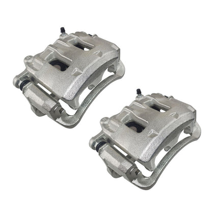 2 x Front LH + RH Disc Brake Caliper Set Dual Piston Fit For Nissan Patrol GU Y61 1997-2016