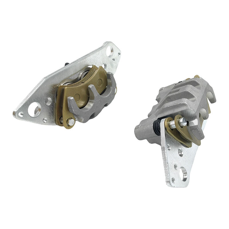 Pair Front Brake Caliper With Pads Left & Right Hand Side Fit For Polaris Brutus GEM Ranger 500 570 700 800 900 1000