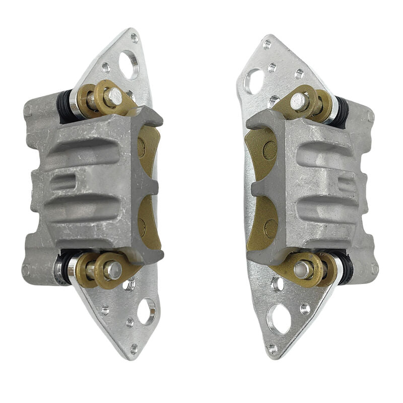 Pair Front Brake Caliper With Pads Left & Right Hand Side Fit For Polaris Brutus GEM Ranger 500 570 700 800 900 1000