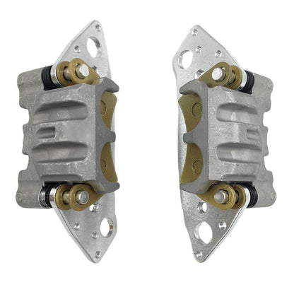 Pair Front Brake Caliper With Pads Left & Right Hand Side Fit For Polaris Brutus GEM Ranger 500 570 700 800 900 1000