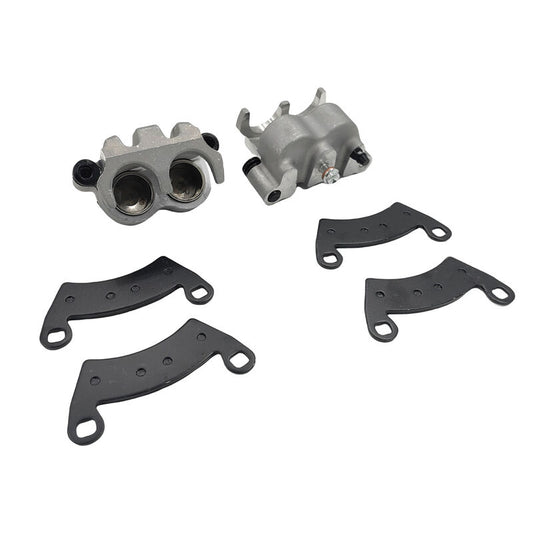 Pair Front Brake Caliper With Pads Left & Right Hand Side Fit For Polaris ATV Ranger 700 800 900 1000
