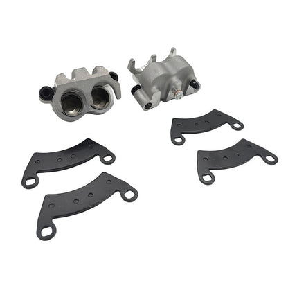 Pair Front Brake Caliper With Pads Left & Right Hand Side Fit For Polaris ATV Ranger 700 800 900 1000