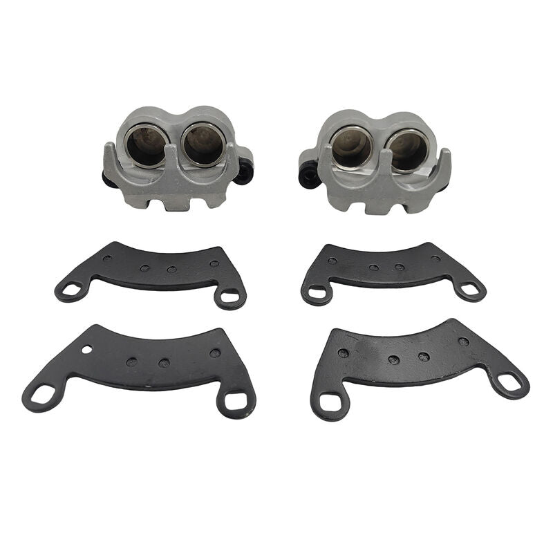 Pair Front Brake Caliper With Pads Left & Right Hand Side Fit For Polaris ATV Ranger 700 800 900 1000