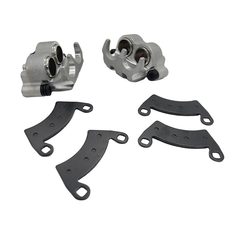 Pair Front Brake Caliper With Pads Left & Right Hand Side Fit For Polaris ATV Ranger 700 800 900 1000