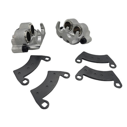 Pair Front Brake Caliper With Pads Left & Right Hand Side Fit For Polaris ATV Ranger 700 800 900 1000