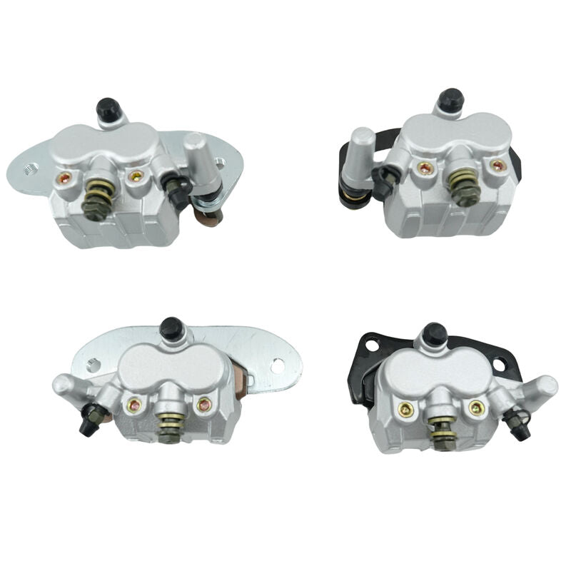 Front & Rear Brake Calipers Fit For Yamaha Rhino 700 YXR70 With Pads 2008-2013