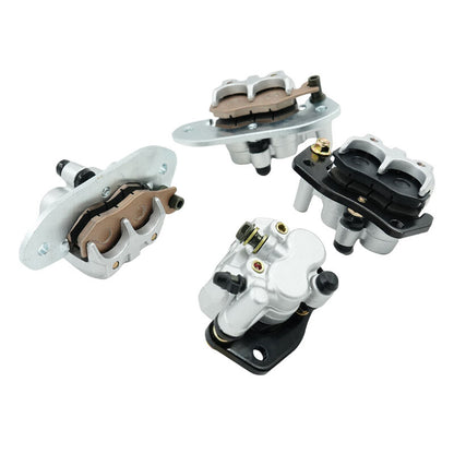 Front & Rear Brake Calipers Fit For Yamaha Rhino 700 YXR70 With Pads 2008-2013