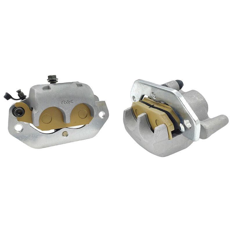 Pair Front Brake Calipers With Pads Fit For Yamaha UTV Viking YXM700 YXC700 2014-2022