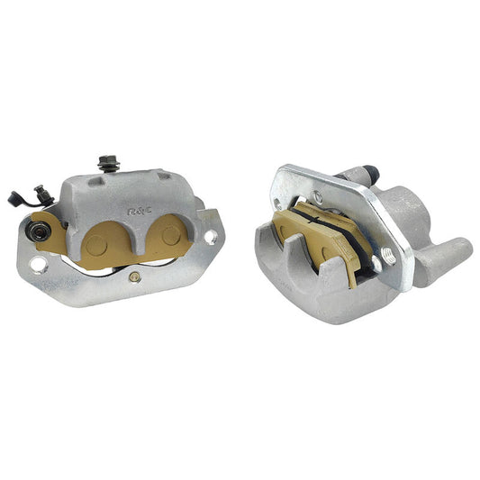 Pair Front Brake Calipers With Pads Fit For Yamaha UTV Viking YXM700 YXC700 2014-2022
