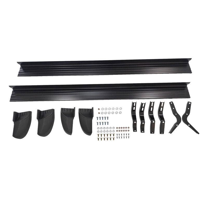 Aluminum Running Board Side Steps Fit For Toyota Hilux 8th Gen Dual Cab 2015-ON