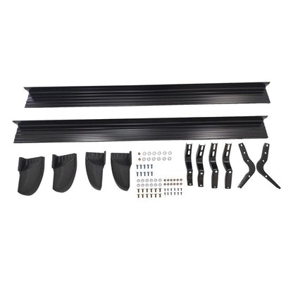 Aluminum Running Board Side Steps Fit For Toyota Hilux 8th Gen Dual Cab 2015-ON