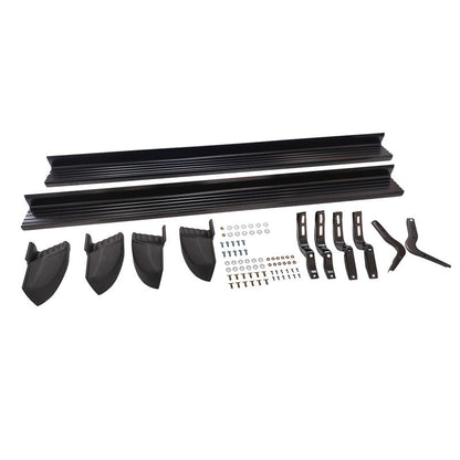 Aluminum Running Board Side Steps Fit For Toyota Hilux 8th Gen Dual Cab 2015-ON