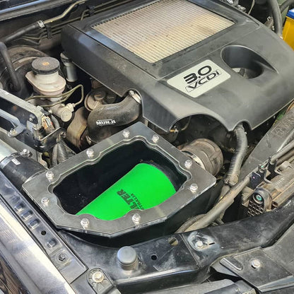 Holden Colorado RC Alloy Airbox Short/Mid Snorkel setup