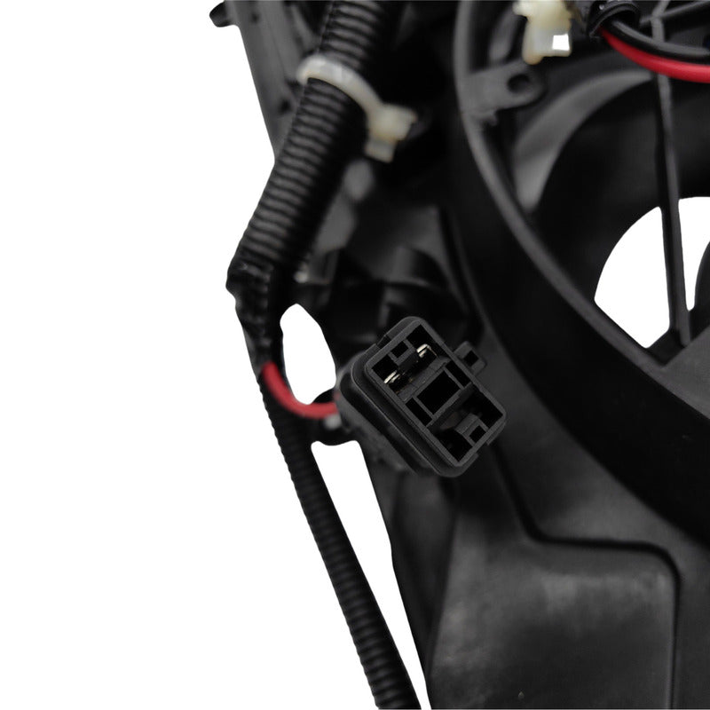 Radiator Thermo Cooling Fan Assembly Dual With 2 Plugs Fit For Ford Focus LR 2002-2005
