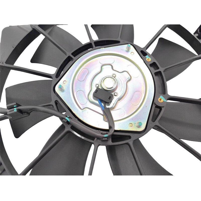 2 Pin Air Condenser Fan Assembly With Motor Fit For Honda CRV RD 2.4L K24A1 2001-2007 38615PNB003