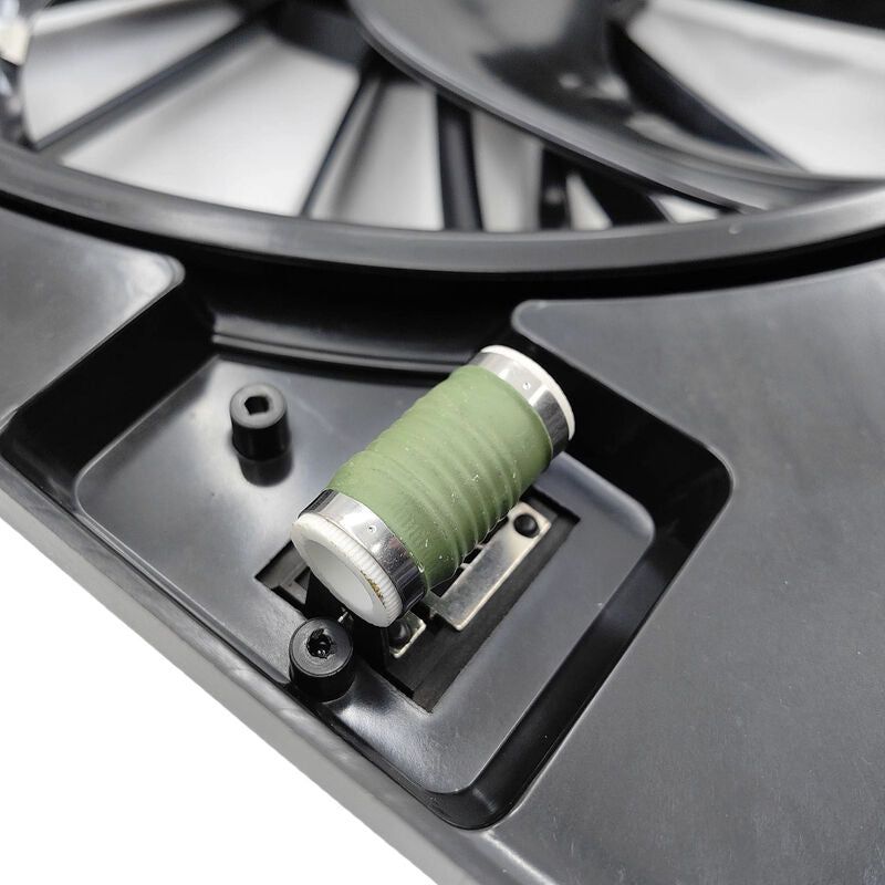 Radiator Fan With Resistor Fit For Jeep Wrangler JK 3.8L 2.8L 03/2007-2018