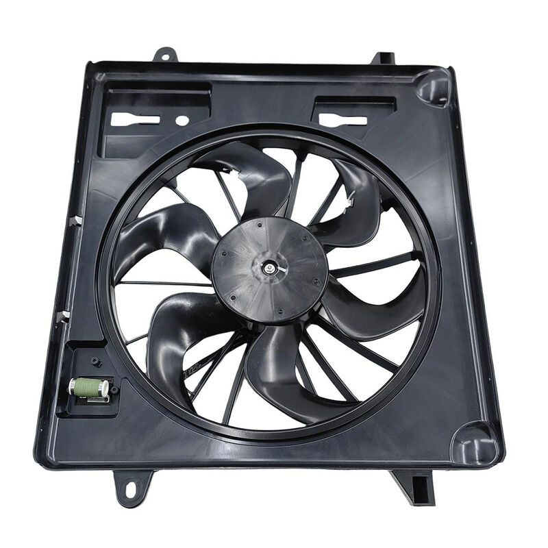 Radiator Fan With Resistor Fit For Jeep Wrangler JK 3.8L 2.8L 03/2007-2018
