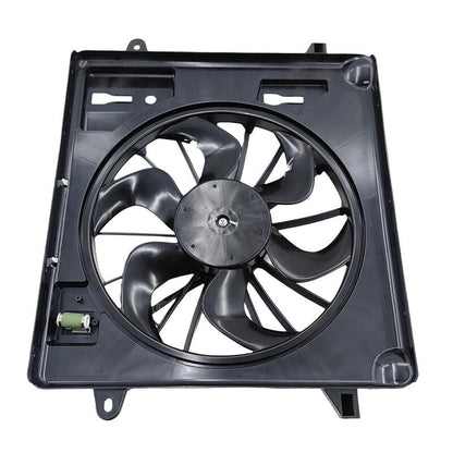 Radiator Fan With Resistor Fit For Jeep Wrangler JK 3.8L 2.8L 03/2007-2018