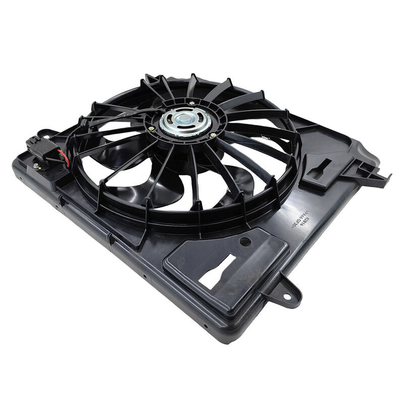 Radiator Fan With Resistor Fit For Jeep Wrangler JK 3.8L 2.8L 03/2007-2018