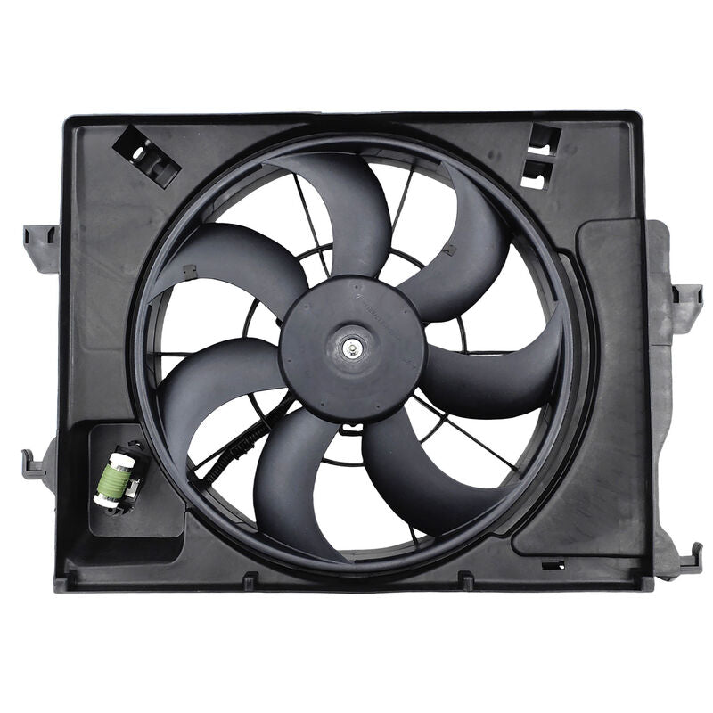 Radiator Fan Assembly Fit For Hyundai Accent RB Veloster For Kia Rio UB 1.4L 1.6L 253801R050 2011-2019