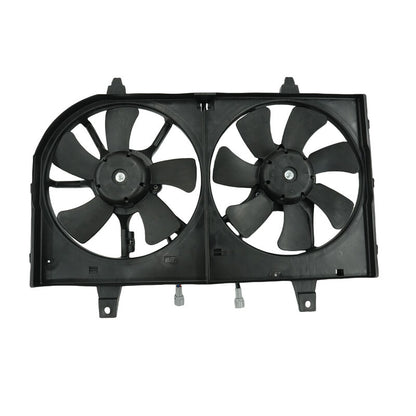 AC + Radiator Thermo Cooling Fan Assembly With Motors Fit For Nissan Maxima A33 All Model Variants 09/1999-09/2003