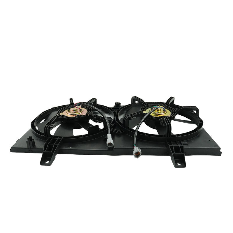 AC + Radiator Thermo Cooling Fan Assembly With Motors Fit For Nissan Maxima A33 All Model Variants 09/1999-09/2003