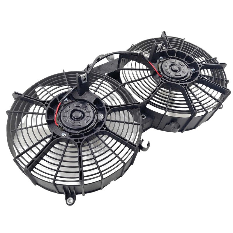 Dual Radiator Cooling Fans Fit For Toyota Hiace TRH KDH 2005-2019
