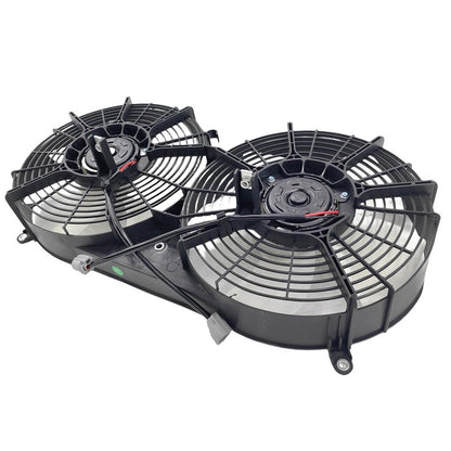 Dual Radiator Cooling Fans Fit For Toyota Hiace TRH KDH 2005-2019