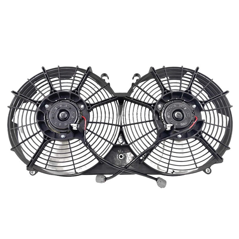 Dual Radiator Cooling Fans Fit For Toyota Hiace TRH KDH 2005-2019