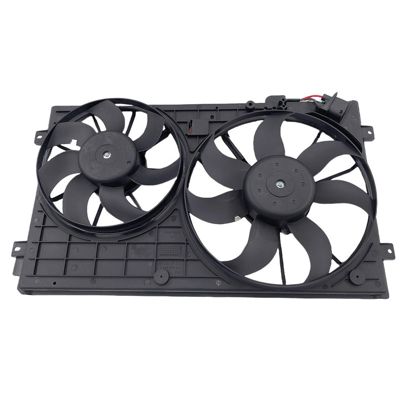 Radiator Cooling Fan Assembly Fit For Volkswagen Golf MK5 MKVI 07/2004-09/2008