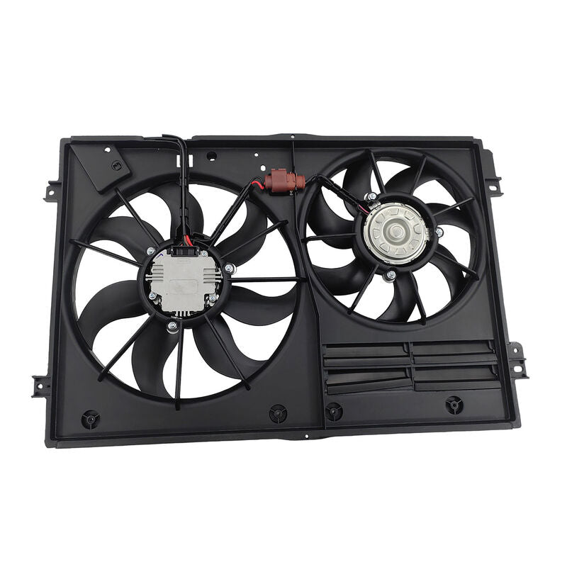 4 Pins Radiator Cooling Fan Fit For Audi A3 S3 8P TT 8J VW Caddy 2C 2K EOS 1F Golf MKV MKVI Jetta 1K Passat 3C Tiguan 5N Tour