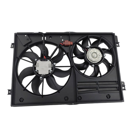 4 Pins Radiator Cooling Fan Fit For Audi A3 S3 8P TT 8J VW Caddy 2C 2K EOS 1F Golf MKV MKVI Jetta 1K Passat 3C Tiguan 5N Tour