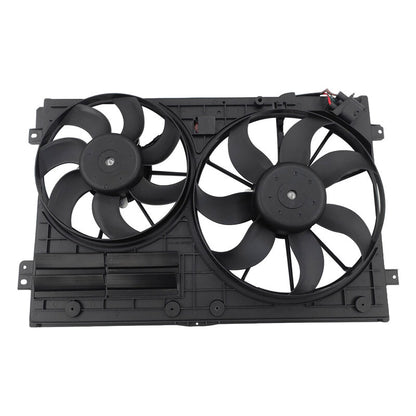 4 Pins Radiator Cooling Fan Fit For Audi A3 S3 8P TT 8J VW Caddy 2C 2K EOS 1F Golf MKV MKVI Jetta 1K Passat 3C Tiguan 5N Tour