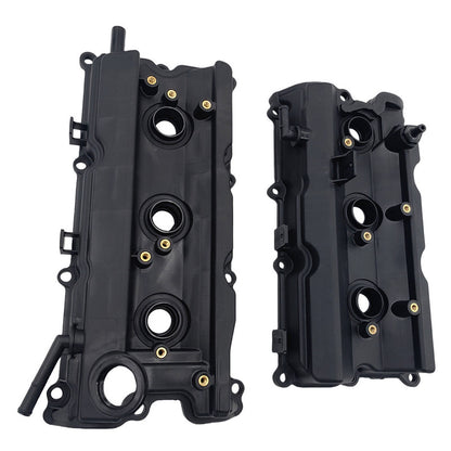 2 Pcs Engine Valve Cover With Gasket & PCV Fit For Nissan 350Z Fairlady Z33 For Infiniti FX35 G35